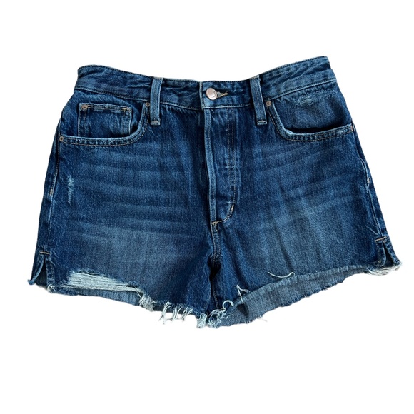 JOES JEANS Women's Dark Wash The Smith High Rise Denim Shorts ~ Ladies Size 27 - Picture 1 of 7